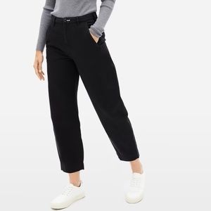 Everlane Arc canvas pant, black size 6